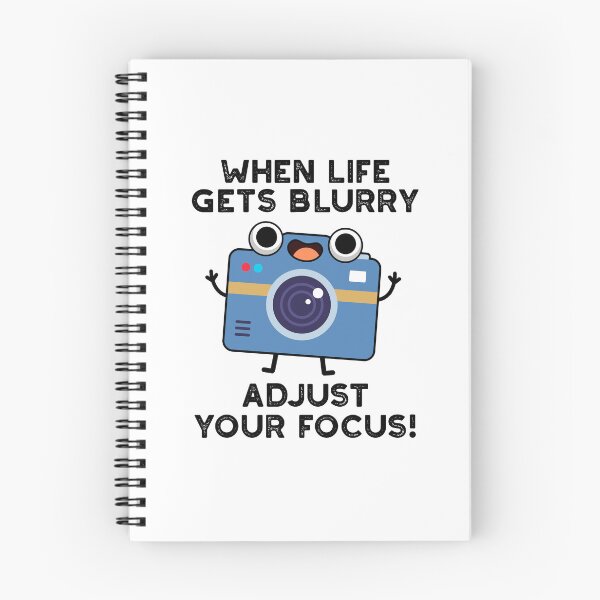 Item preview, When Life Gets Blurry Adjust Your Focus Funny Camera Puns  designed and sold by punnybone.