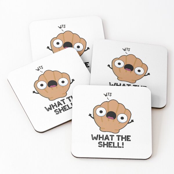 Item preview, What The Shell Funny Animal Sea Shell Puns  designed and sold by punnybone.