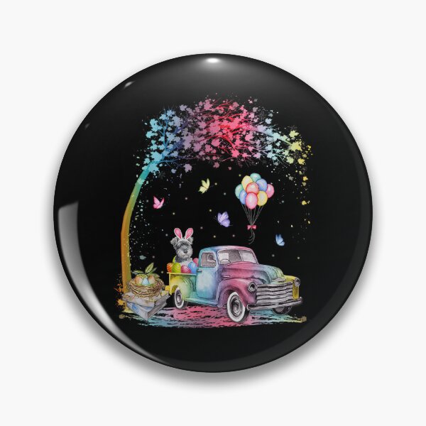Item preview, Easter Truck Schnauzer designed and sold by tranhungtdu.