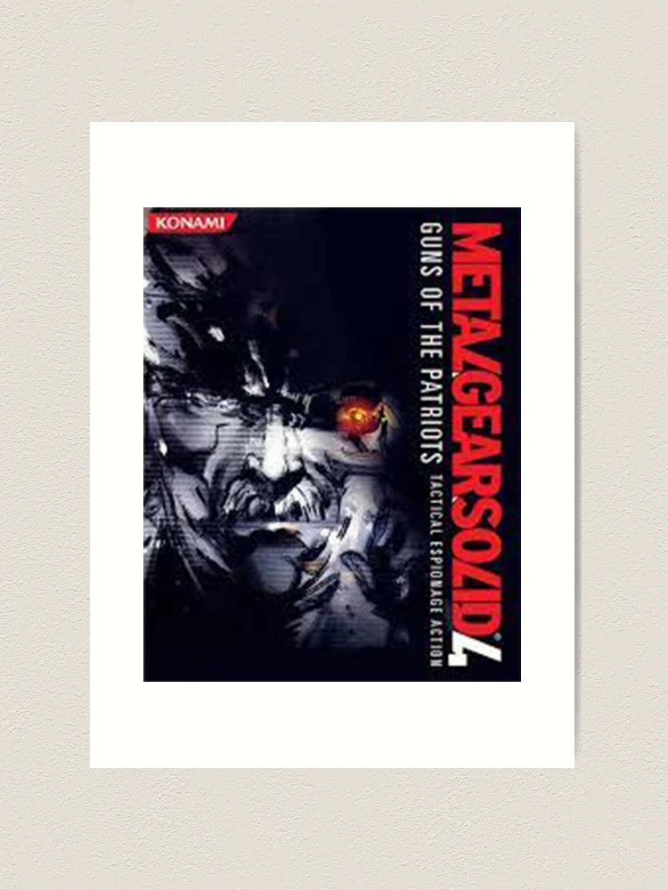 17x22 - Metal Gear Solid 2024 4 Guns Of The Patriots Poster Print 0075