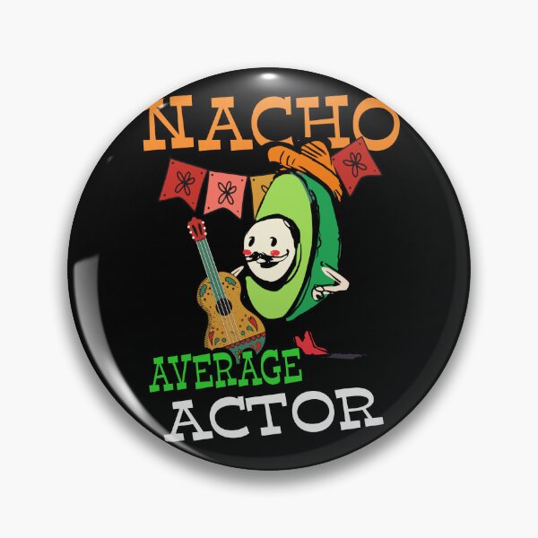 Item preview, Funny Avocado Sombrero Fiesta Nacho Average Actor Men design designed and sold by Merchking1.