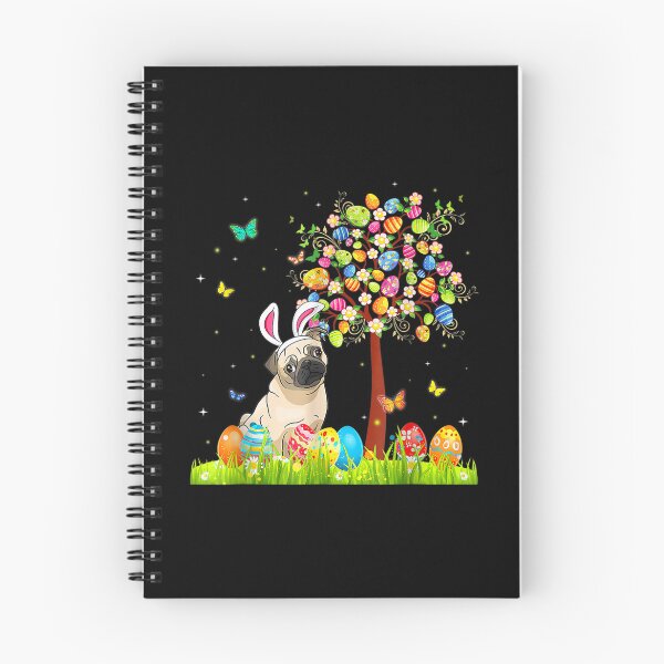 Item preview, Bunny Pug Easter  designed and sold by tranhungtdu.
