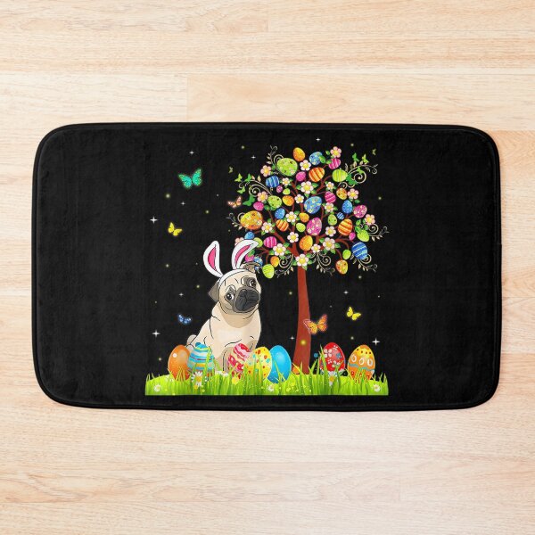 Item preview, Bunny Pug Easter  designed and sold by tranhungtdu.