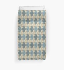Vintage Argyle Duvet Cover