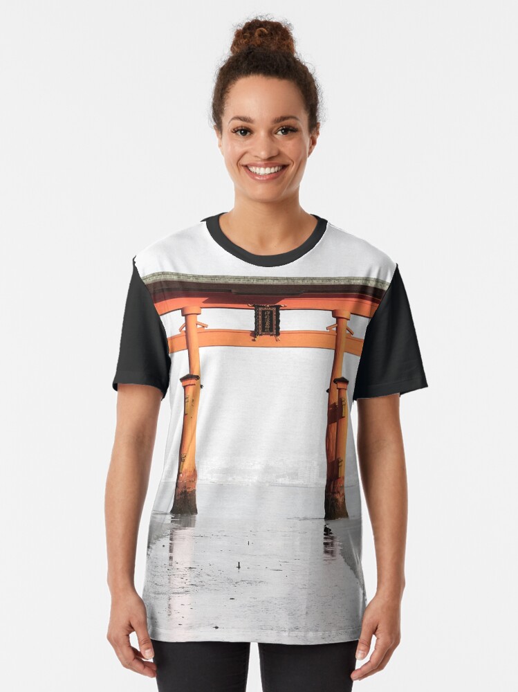 T-shirt graphique ''Torii Japon' : autre vue