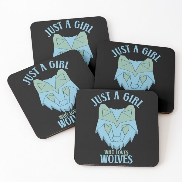 Item preview, JUST A GIRL WHO LOVES WOLVES designed and sold by the Zarock Shop.