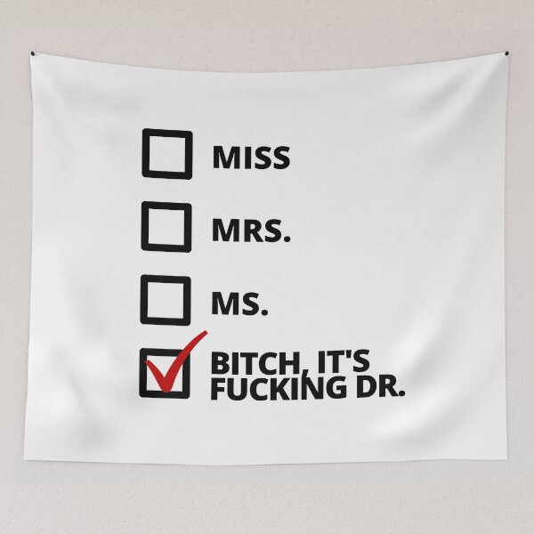 Item preview, Phd Degree Gift - Bitch, It's Fucking Doctor - Doctorate Degree Gift, Thesis Defense, Dissertation Defense, Graduation, phinished designed and sold by jadedscientist.