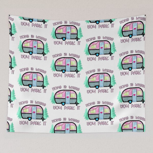 Item preview, Home Is Where You Park It I Camping Gifts designed and sold by younghopes.