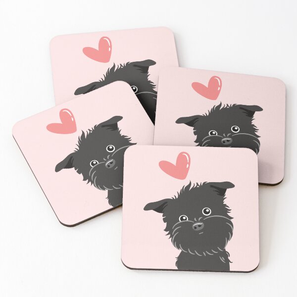 Item preview, LOVE Affenpinscher Dog designed and sold by Lulupainting.