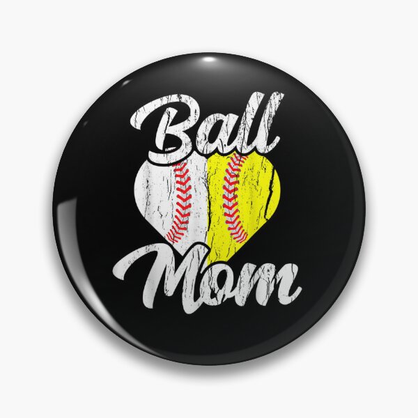 Artikelvorschau, Ball Mom Baseball Softball Mama Mannschaftssport entworfen und verkauft von Wendiart.