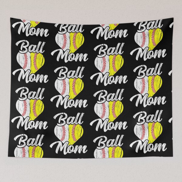 Artikelvorschau, Ball Mom Baseball Softball Mama Mannschaftssport entworfen und verkauft von Wendiart.