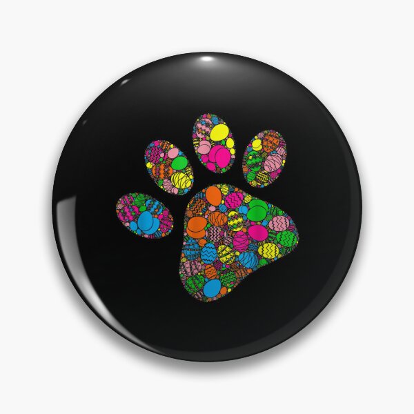 Item preview, Colorful Egg Dog Paw designed and sold by tranhungtdu.