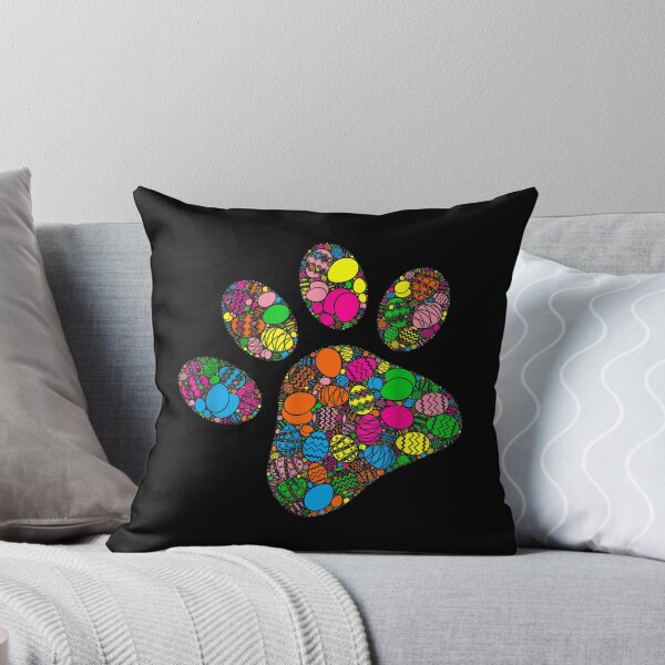 Item preview, Colorful Egg Dog Paw designed and sold by tranhungtdu.