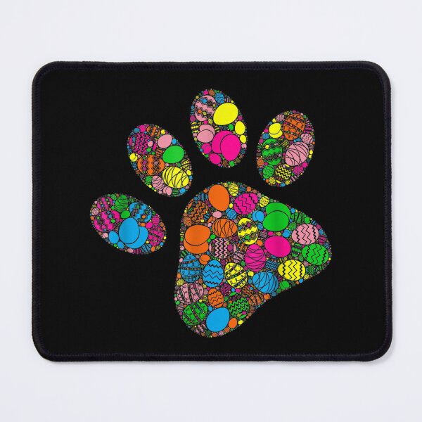Item preview, Colorful Egg Dog Paw designed and sold by tranhungtdu.
