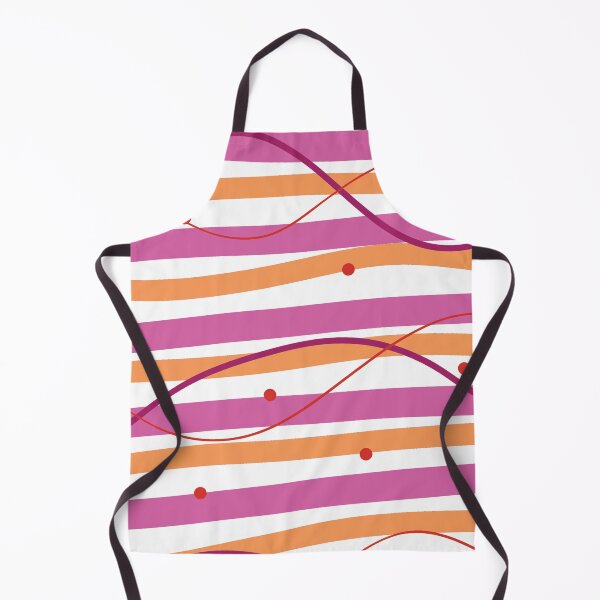 Item preview, Fun Wavy Pattern in Pink and Orange designed and sold by Ispeakgeek.