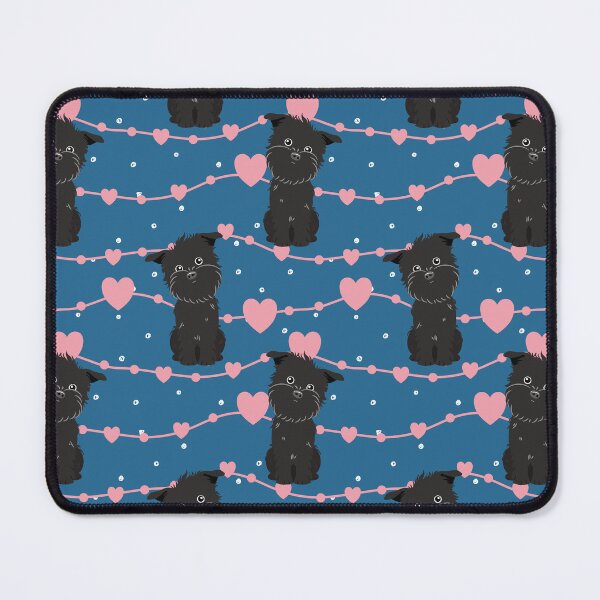 Item preview, LOVE Affenpinscher Dog - Blue background designed and sold by Lulupainting.