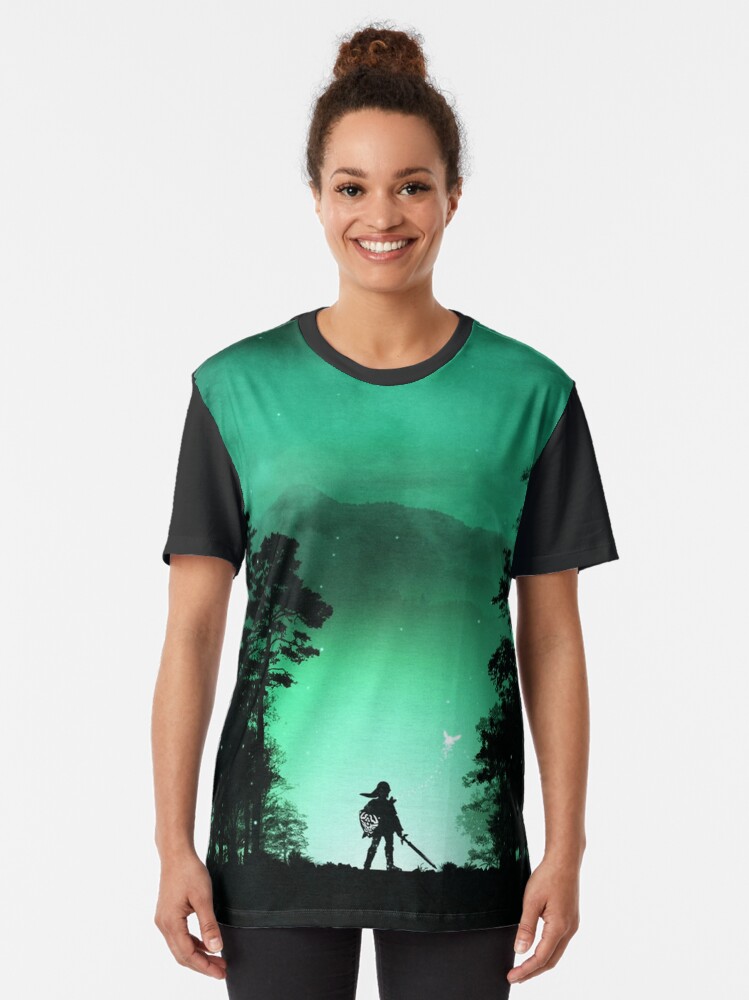 T-shirt graphique ''Link' : autre vue
