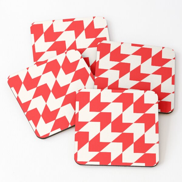 Item preview, red geometric seamless pattern designed and sold by Shifa19.