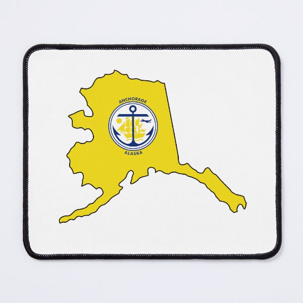 Item preview, Anchorage Flag Alaska designed and sold by State Symbols.