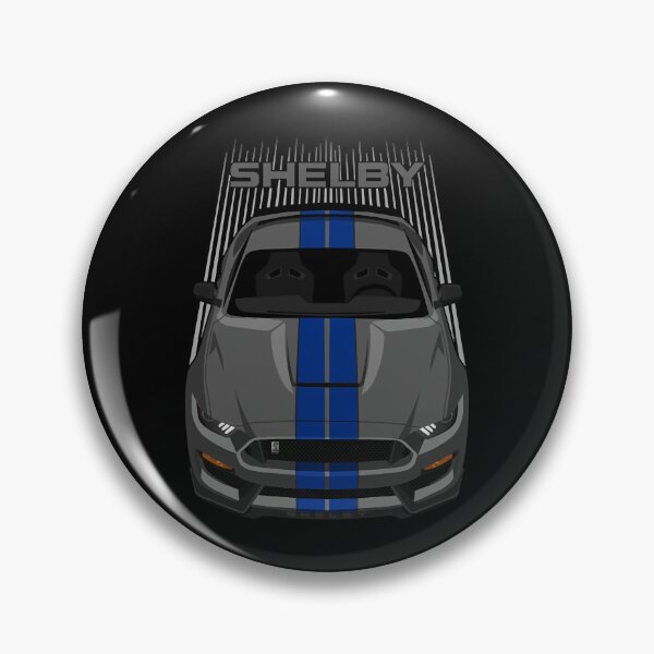 Item preview, Ford Mustang Shelby GT350 2015 - 2020 - Magnetic Grey - Blue Stripes  designed and sold by KimberlyL61530.