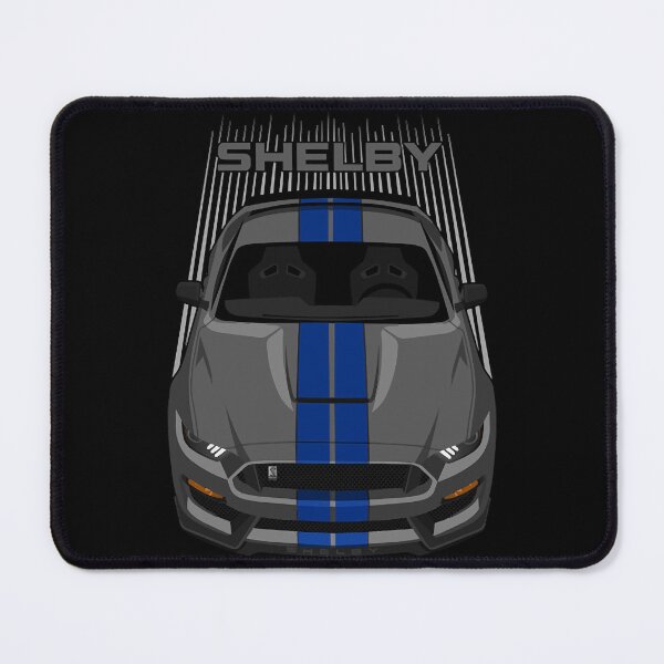 Item preview, Ford Mustang Shelby GT350 2015 - 2020 - Magnetic Grey - Blue Stripes  designed and sold by KimberlyL61530.