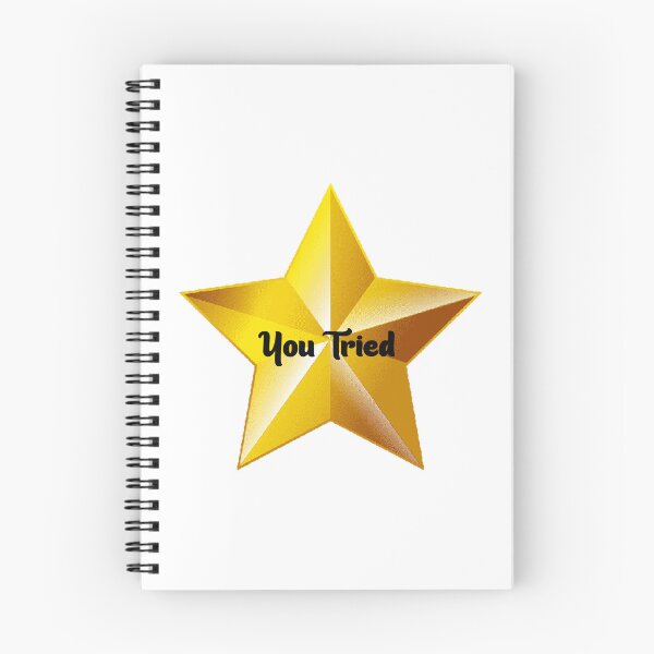 Item preview, You Tried Gold Star -  Meme Metallic Gold Comic Sans Yellow Stars Shiny designed and sold by Farid1Shop.