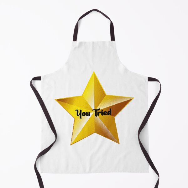 Item preview, You Tried Gold Star - Meme Metallic Gold Comic Sans Yellow Stars Shiny designed and sold by Farid1Shop.