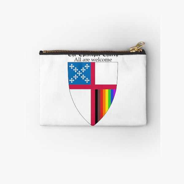 Item preview, Iglesia episcopal extra grande - Escudo de orgullo LGBTQ+ de 8 colores Todos son bienvenidos designed and sold by litmusician.