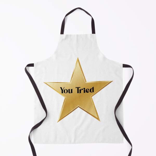 Item preview, You Tried Gold Star - Meme Metallic Gold Comic Sans Yellow Stars Shiny designed and sold by Farid1Shop.
