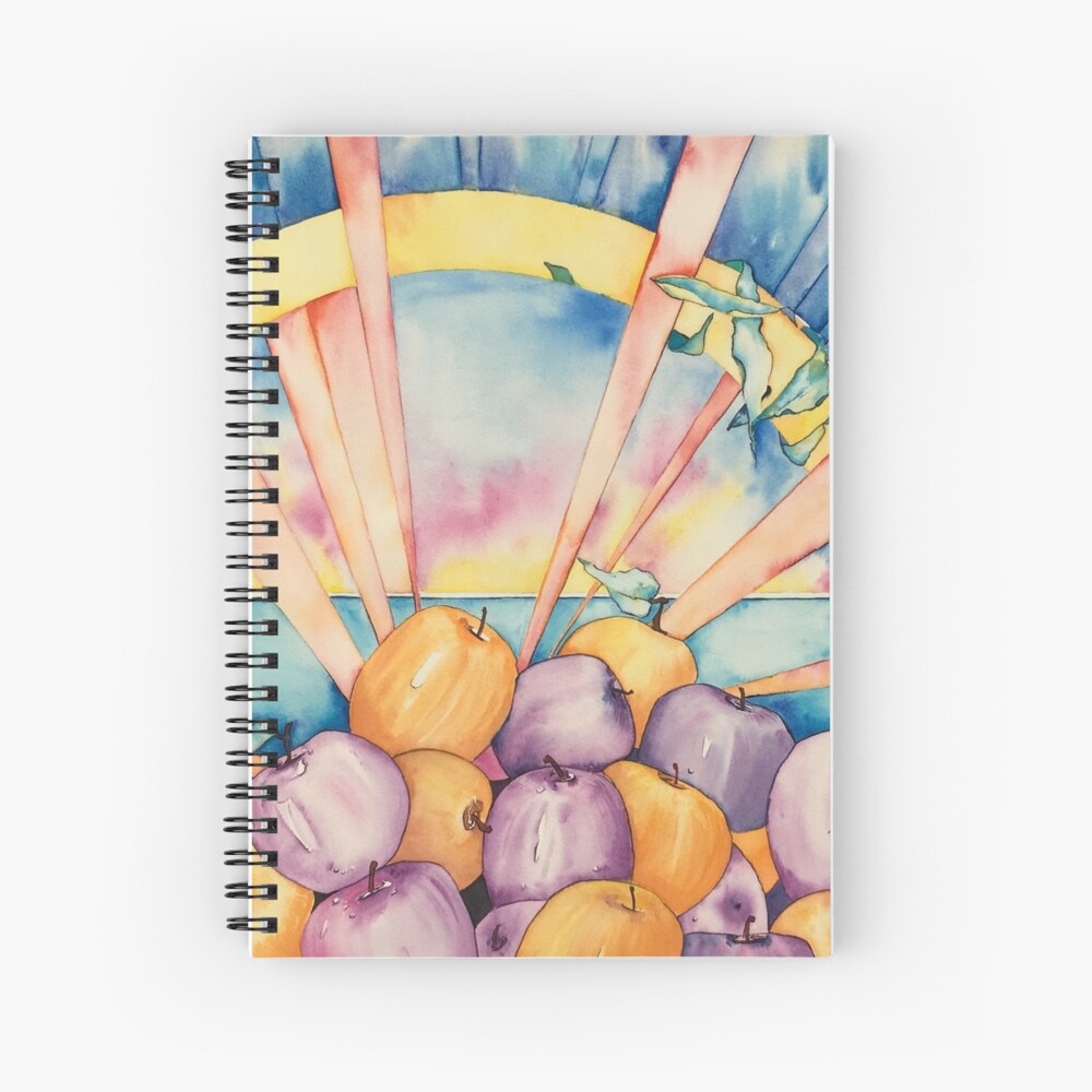 Apple Wellness Happy Days Spiral Notebook