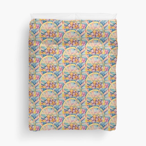 Apple Wellness Happy Days Duvet Cover