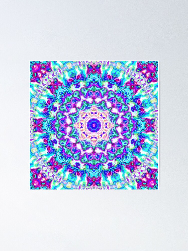 "Liquid Kaleidoscope 2.2" Poster for Sale by wrexwavz | Redbubble