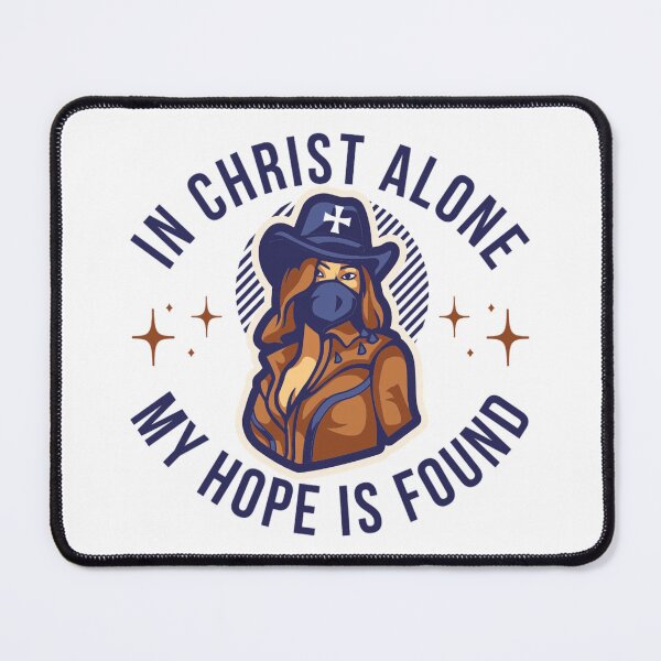 Item preview, In Christ Alone My Hope Is Found | Christian Quotes Watercolor Flower designed and sold by chetan786.