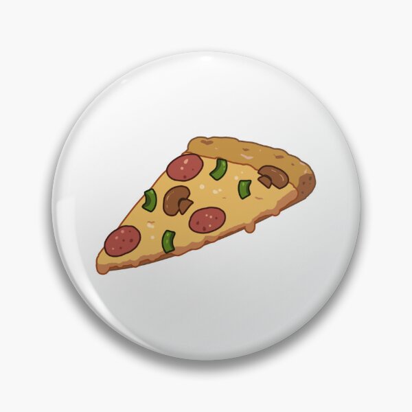 Item preview, Cute Cartoon Pepperoni Pizza Party Snack Doodle designed and sold by Chorvaqueen.