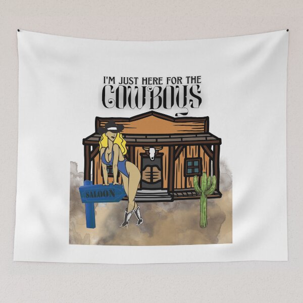 Item preview, Just here for Cowboys designed and sold by creatinginlove.