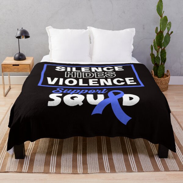 Item preview, Silence Hides Violence Child Abuse Prevention Support Squad designed and sold by TomGiantDesigns.