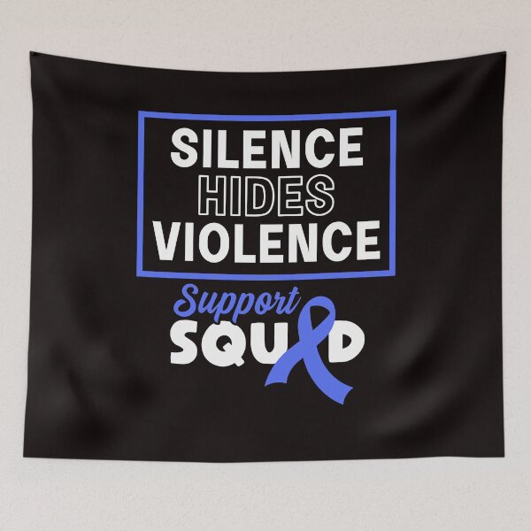Item preview, Silence Hides Violence Child Abuse Prevention Support Squad designed and sold by TomGiantDesigns.
