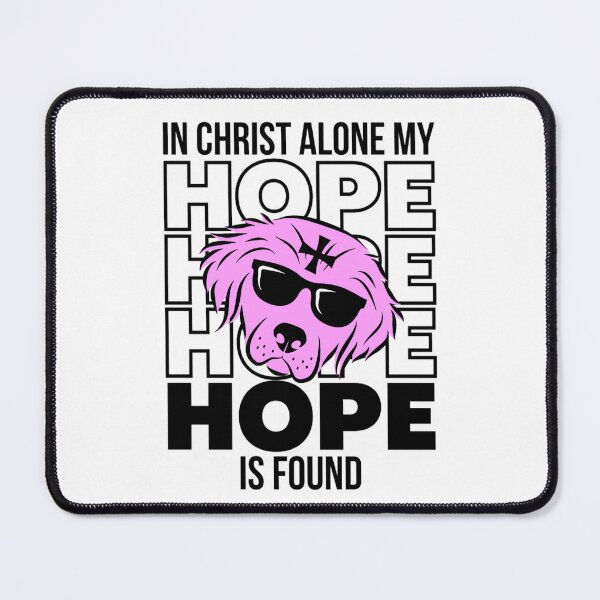 Item preview, In Christ Alone My Hope Is Found | Christian Quotes Watercolor Flower designed and sold by chetan786.