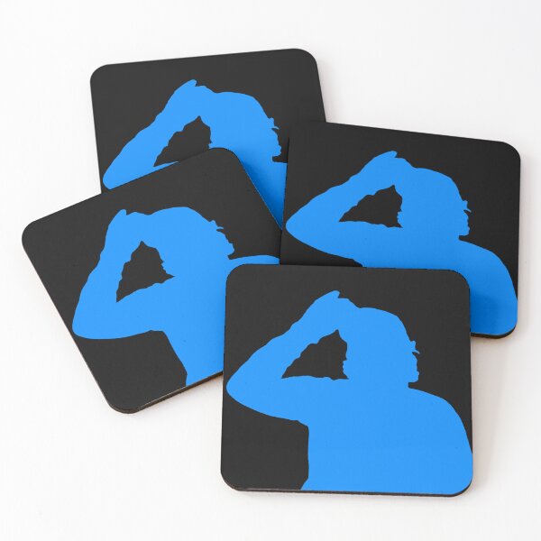 Item preview, Teachurb Tip Of The Hat Silhouette Gamer Brand Streamer  Blue designed and sold by TeachUrb.