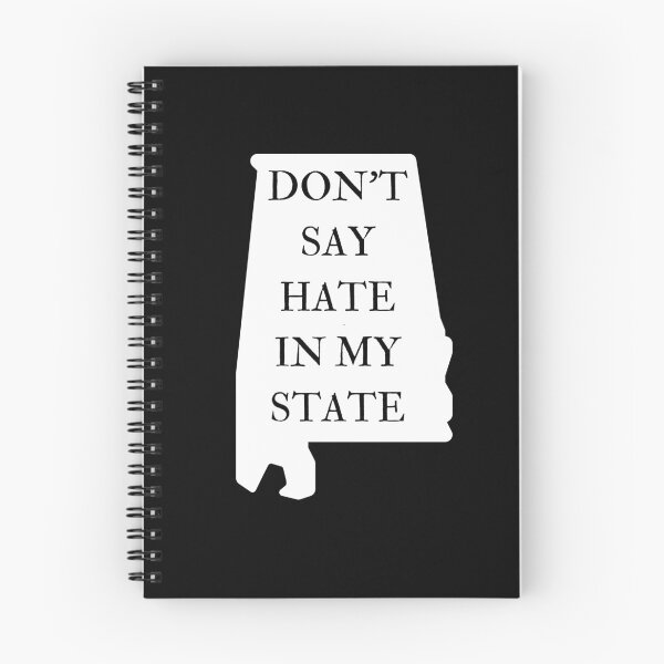 Item preview, Don't Say Hate In My State - Oppose Don't Say Gay - Alabama Silhouette - LGBTQIA2S+ designed and sold by SayWhatYouFeel.