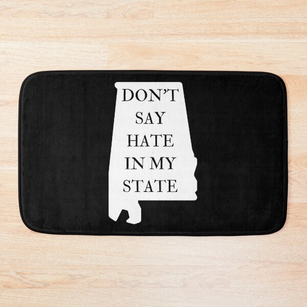 Item preview, Don't Say Hate In My State - Oppose Don't Say Gay - Alabama Silhouette - LGBTQIA2S+ designed and sold by SayWhatYouFeel.