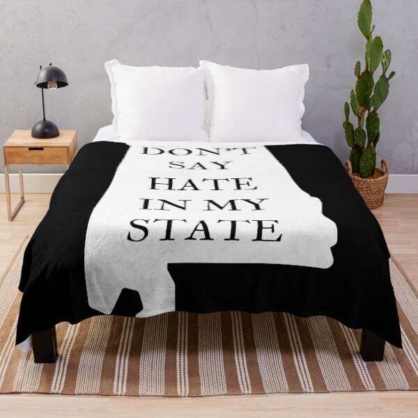 Item preview, Don't Say Hate In My State - Oppose Don't Say Gay - Alabama Silhouette - LGBTQIA2S+ designed and sold by SayWhatYouFeel.