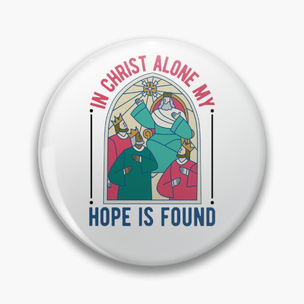 Item preview, In Christ Alone My Hope Is Found | Christian Quotes Watercolor Flower designed and sold by chetan786.