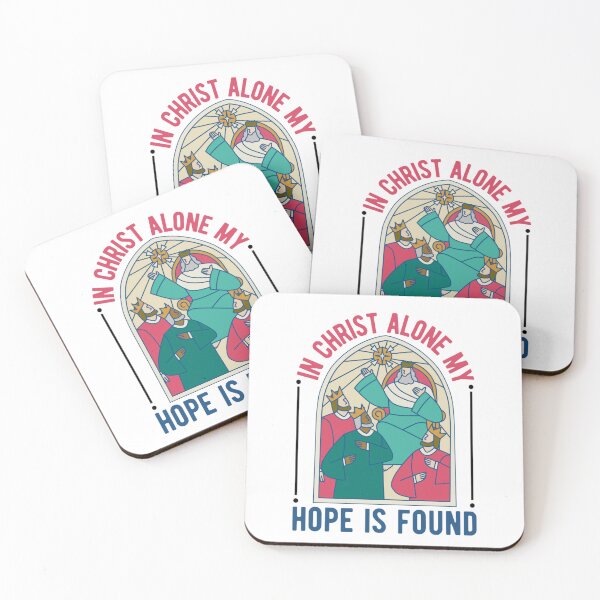 Item preview, In Christ Alone My Hope Is Found | Christian Quotes Watercolor Flower designed and sold by chetan786.