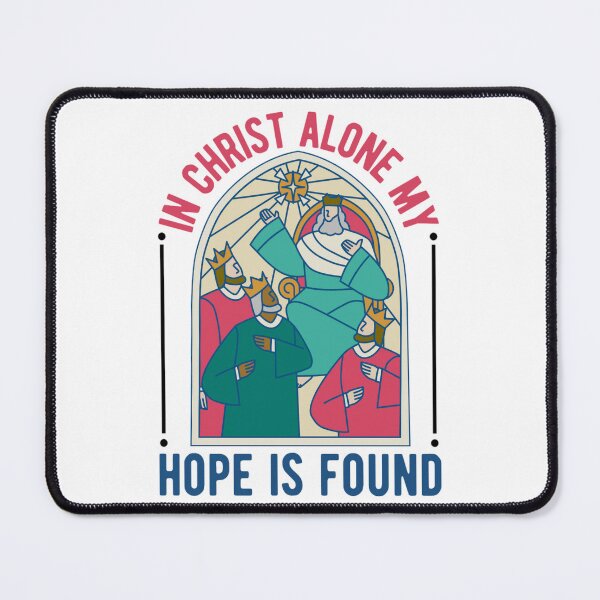 Item preview, In Christ Alone My Hope Is Found | Christian Quotes Watercolor Flower designed and sold by chetan786.