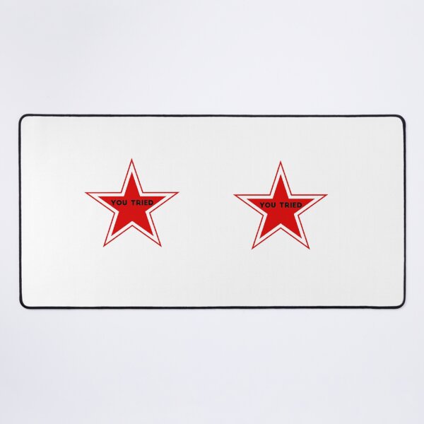 Item preview,  You Tried Gold Star -  Meme Metallic Gold Comic Sans designed and sold by Farid1Shop.