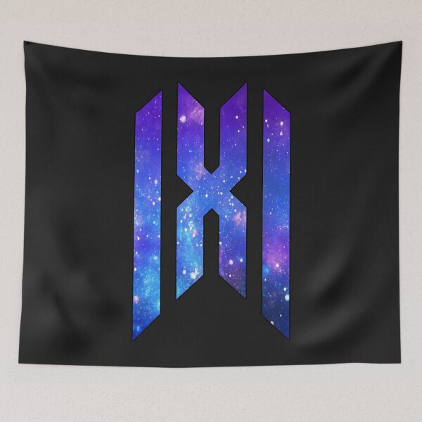 Item preview, Monsta x logo (blue galaxy) classic t shirt designed and sold by annmaly6520.