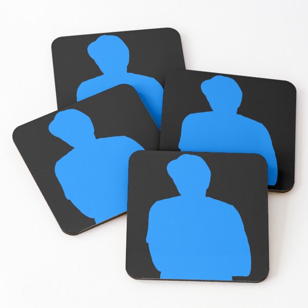 Item preview, Teachurb Arms Crossed Hat Silhouette Gamer Brand Streamer  Blue designed and sold by TeachUrb.