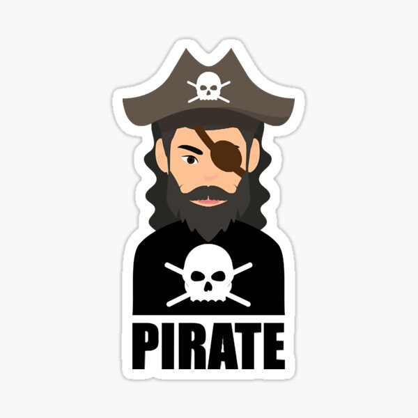 The Blackthorn Pirate (Sticker) — SCALLY-WAGS