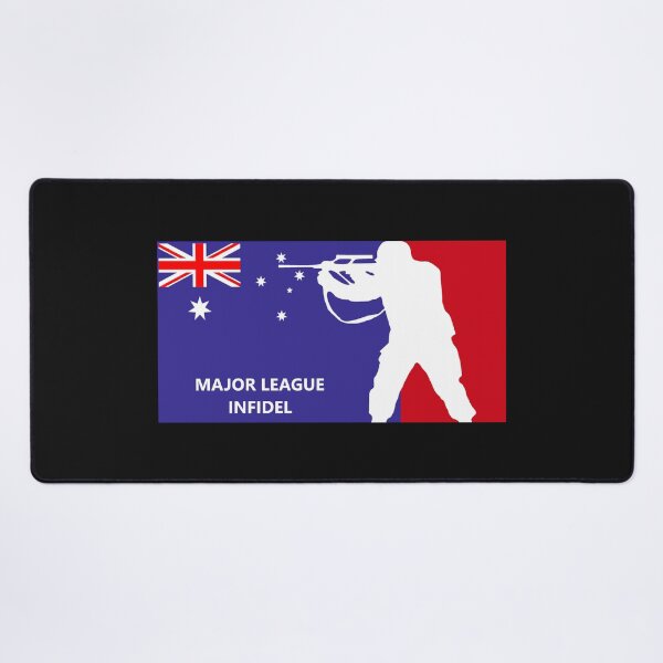 Item preview, MAJOR LEAGUE INFIDEL (AUSTRALIAN FLAG) designed and sold by RENAGADE4LYF.